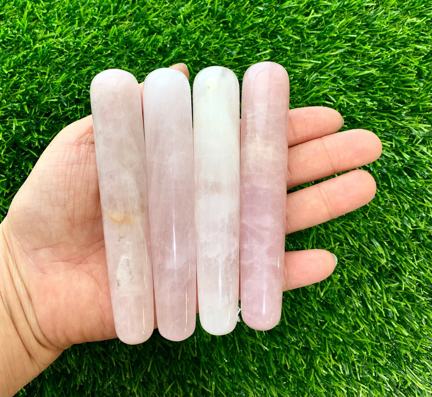 Wholesale Lot 8 Pcs Natural Mix Crystal Massage Wands Healing Energy