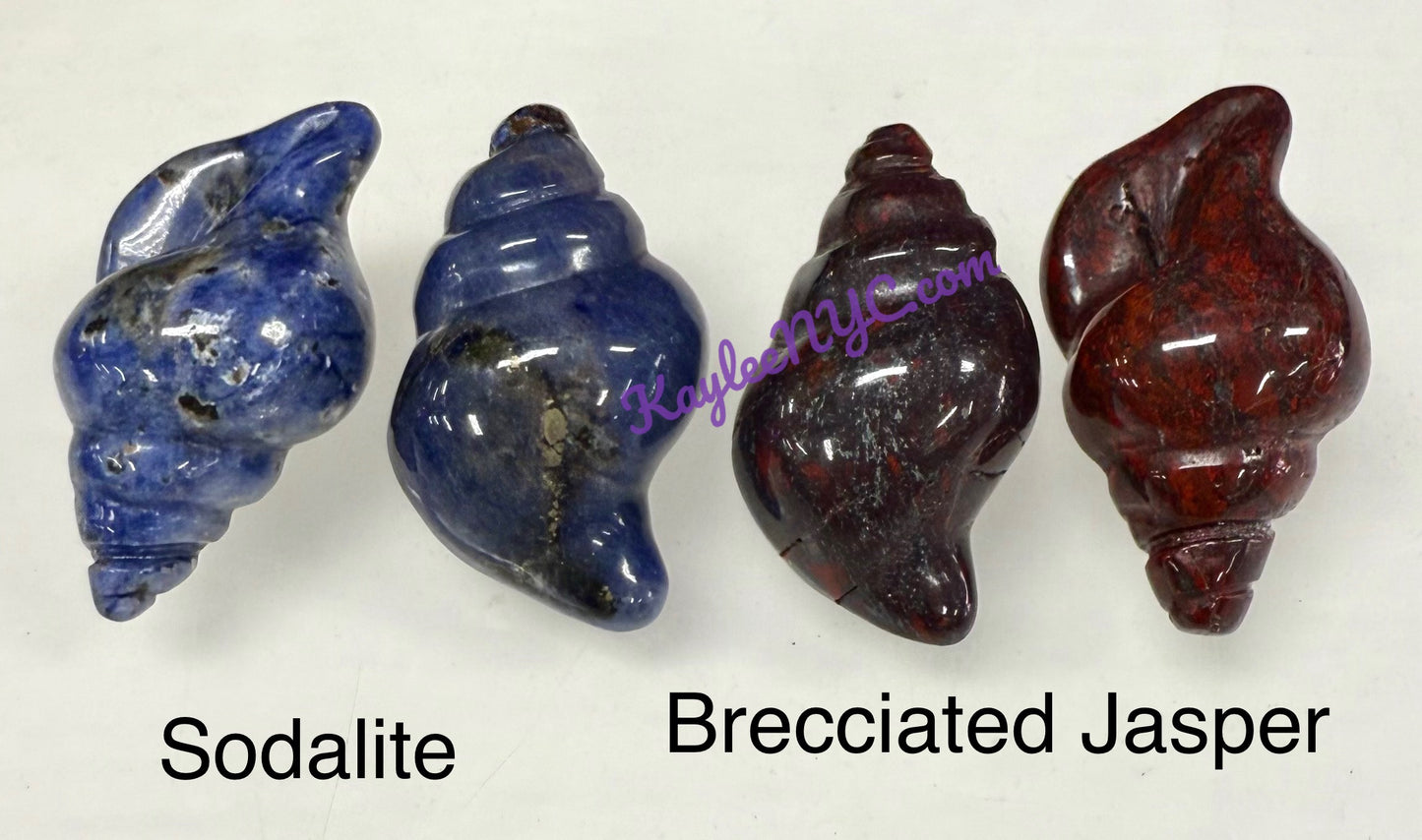16 PCs 30mm Natural Crystals Sea Shell