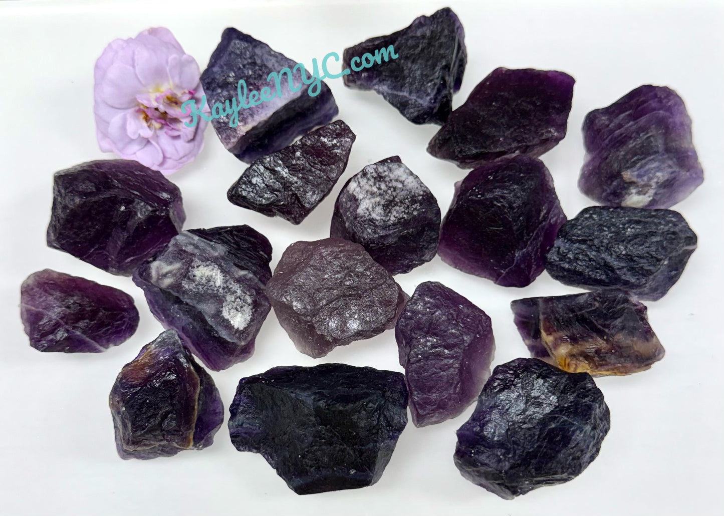 2 lbs Natural Purple Fluorite Crystal Nice Quality