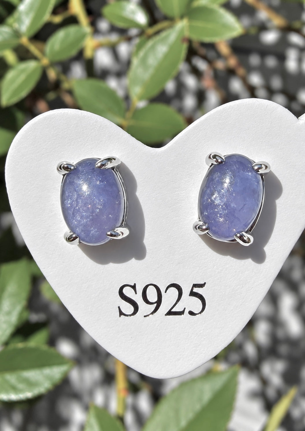 Wholesale Lot 5 Pairs Natural Tanzanite Earring Studs 5x7mm