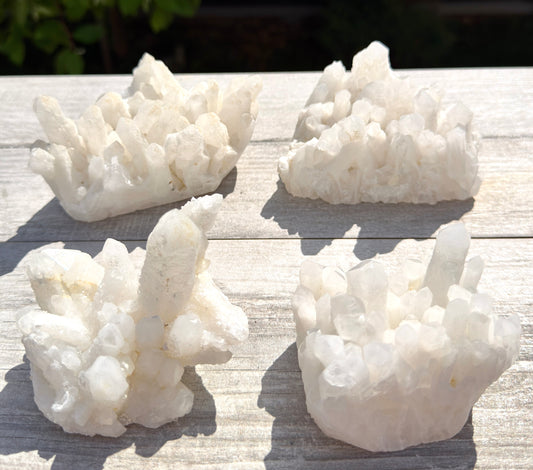 Wholesale Lot 4-6 pcs Natural Druzy Quartz Cluster Rough Crystal Healing Energy