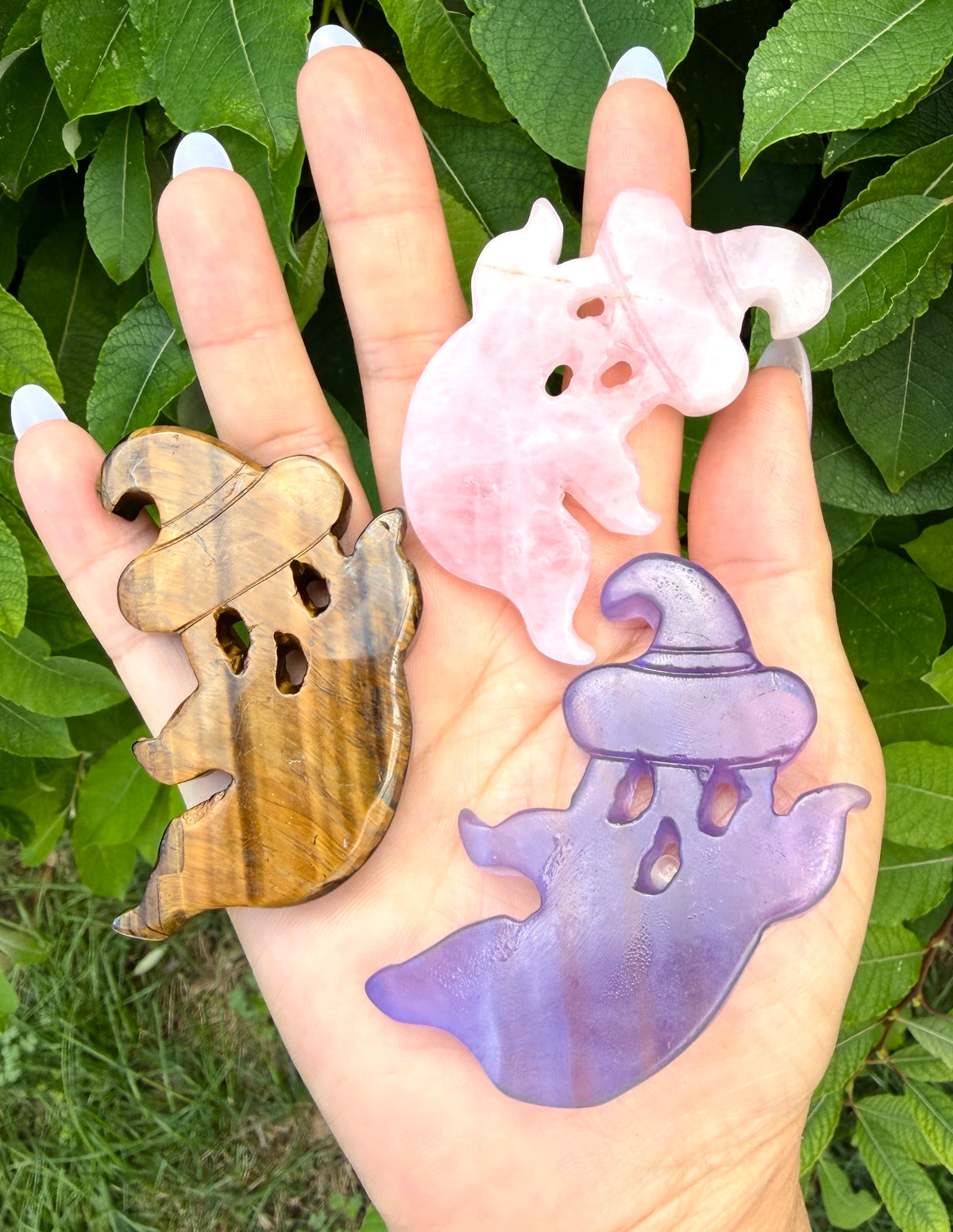 Wholesale Lot 6 PCs Natural Crystals Ghost Healing Energy