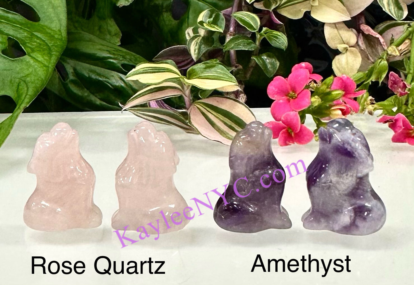 18 PCs 1” Natural Crystal Wolf