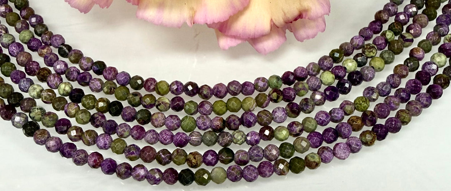 6 PCs ~3mm Natural Atlantisite Necklace with Stainless Steel Clasp