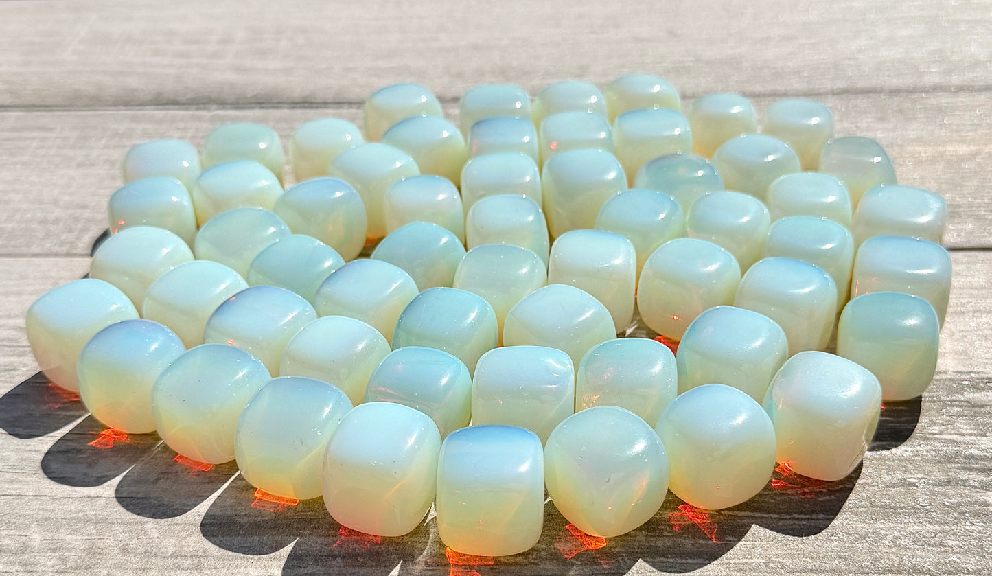 Wholesale Lot 2 lbs Opalite Cube Crystal Healing Energy