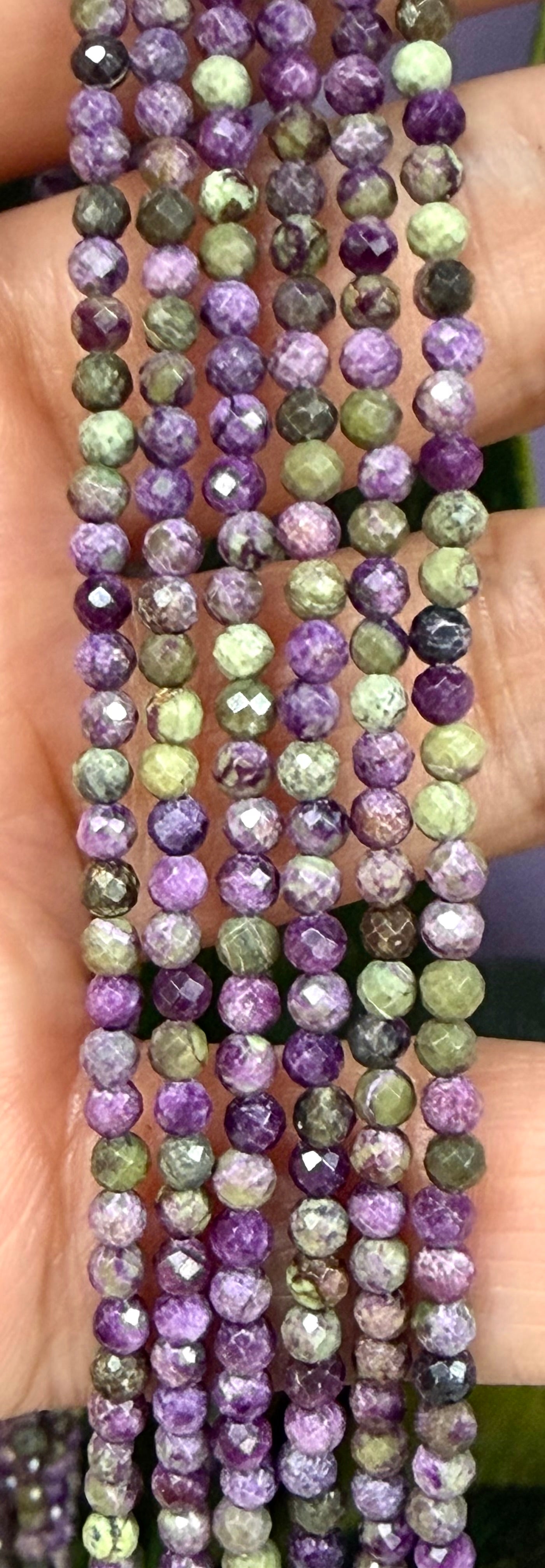 6 PCs ~3mm Natural Atlantisite Necklace with Stainless Steel Clasp