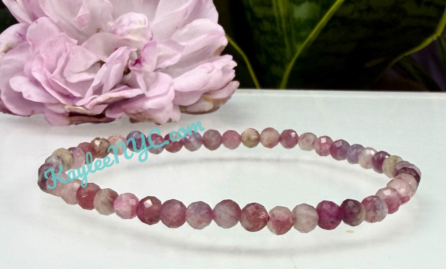 Wholesale Lot 6 Pcs Natural Faceted Unicorn Stone 4mm 7.5” Crystal Healing Stretch Bracelet