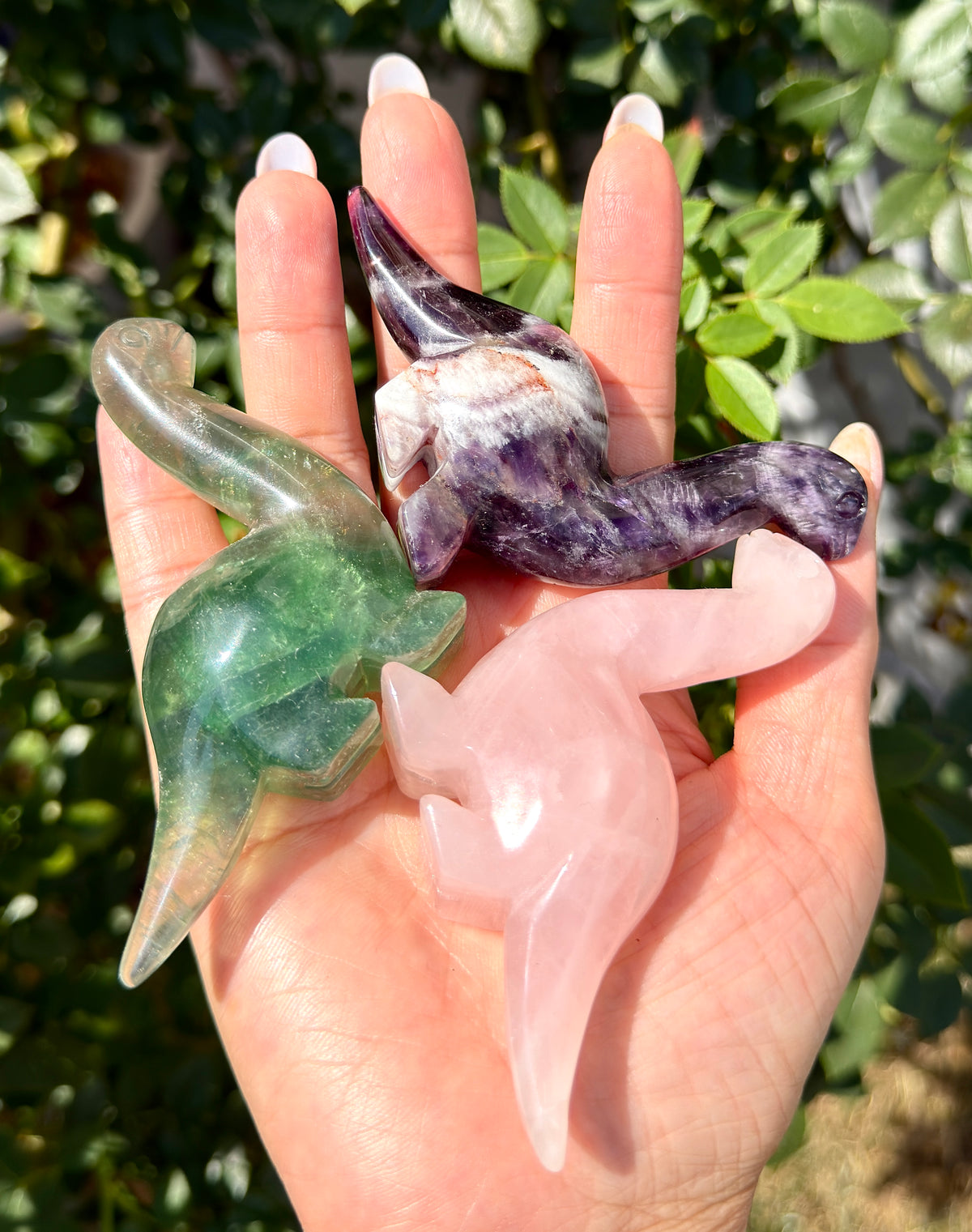 Wholesale Lot 6 PCs Natural mix Crystal Dinosaurs Crystal Healing Energy