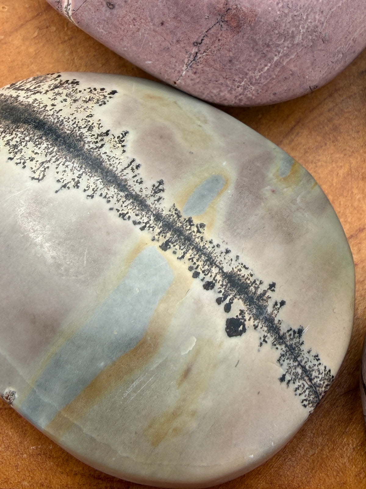 Wholesale 2 Lb Lot Natural Picture Jasper Palm Stones Crystal Natural Energy