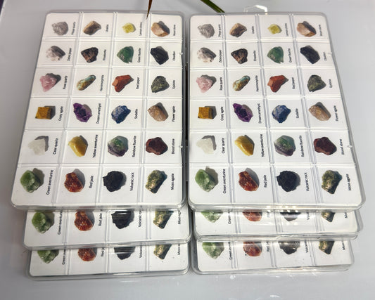 Wholesale Lot 6 boxes Natural rough Crystal set Healing Energy