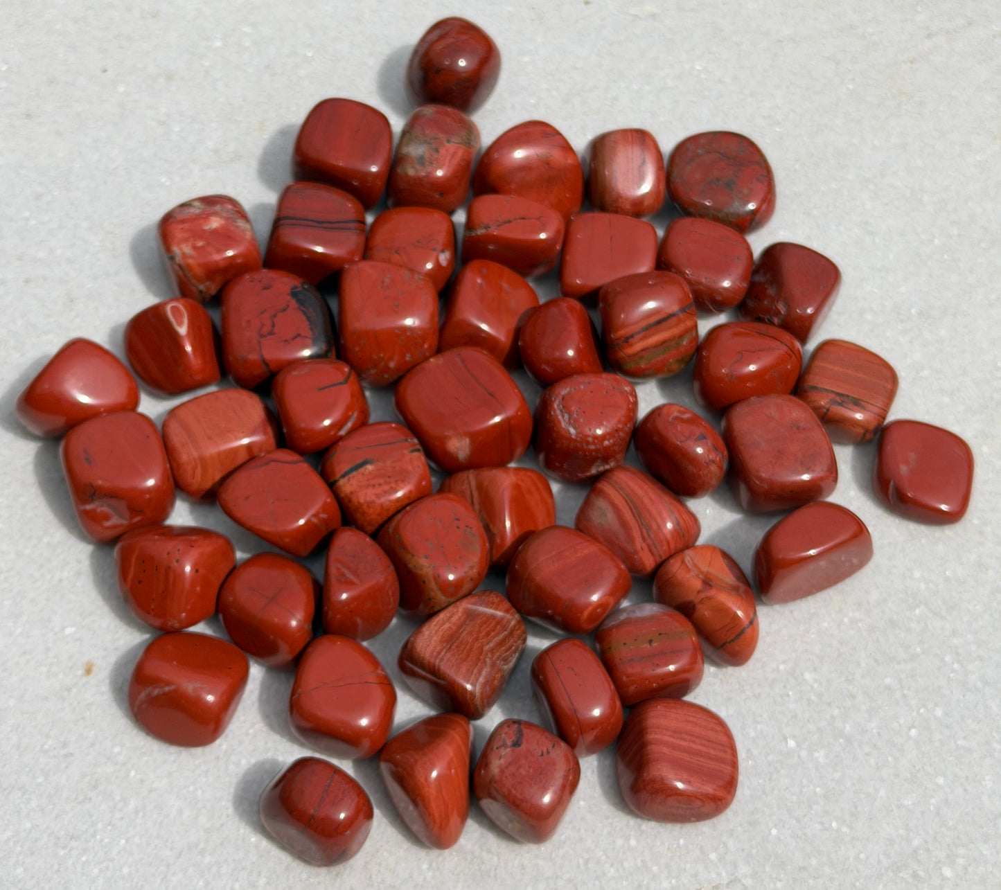 Wholesale Lot 2 Lbs Natural Red Jasper Tumble Healing Energy