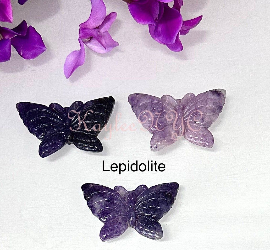 Wholesale Lot 10 PCs Natural Crystal Butterfly Healing Energy