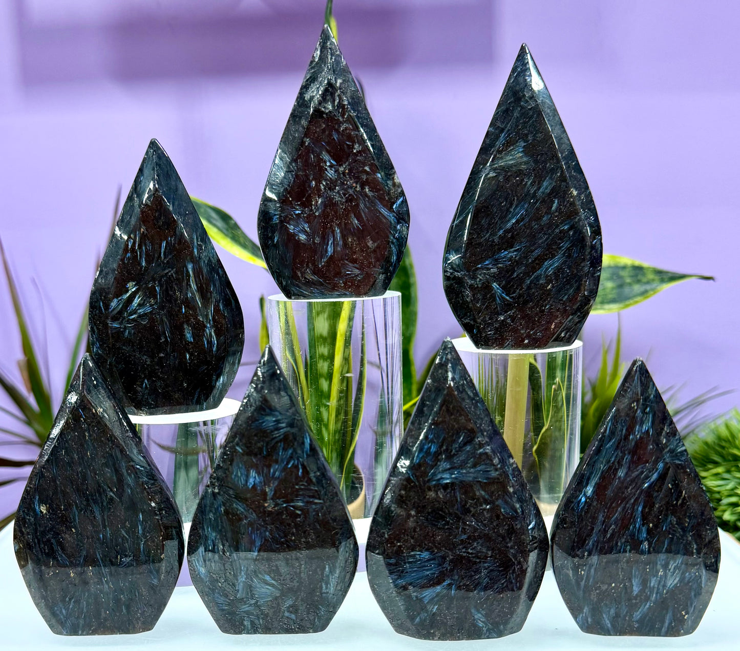 2 lbs Natural Astrophyllite aka Arfvedsonite Freeform Crystal bulk