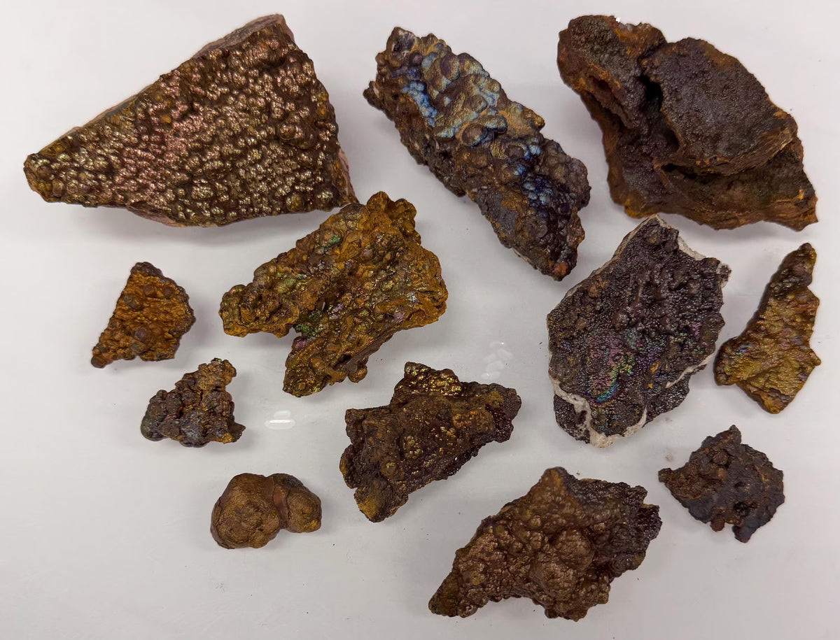 Wholesale Lot 2 Lbs Natural Iridescent Goethite Rough Crystal