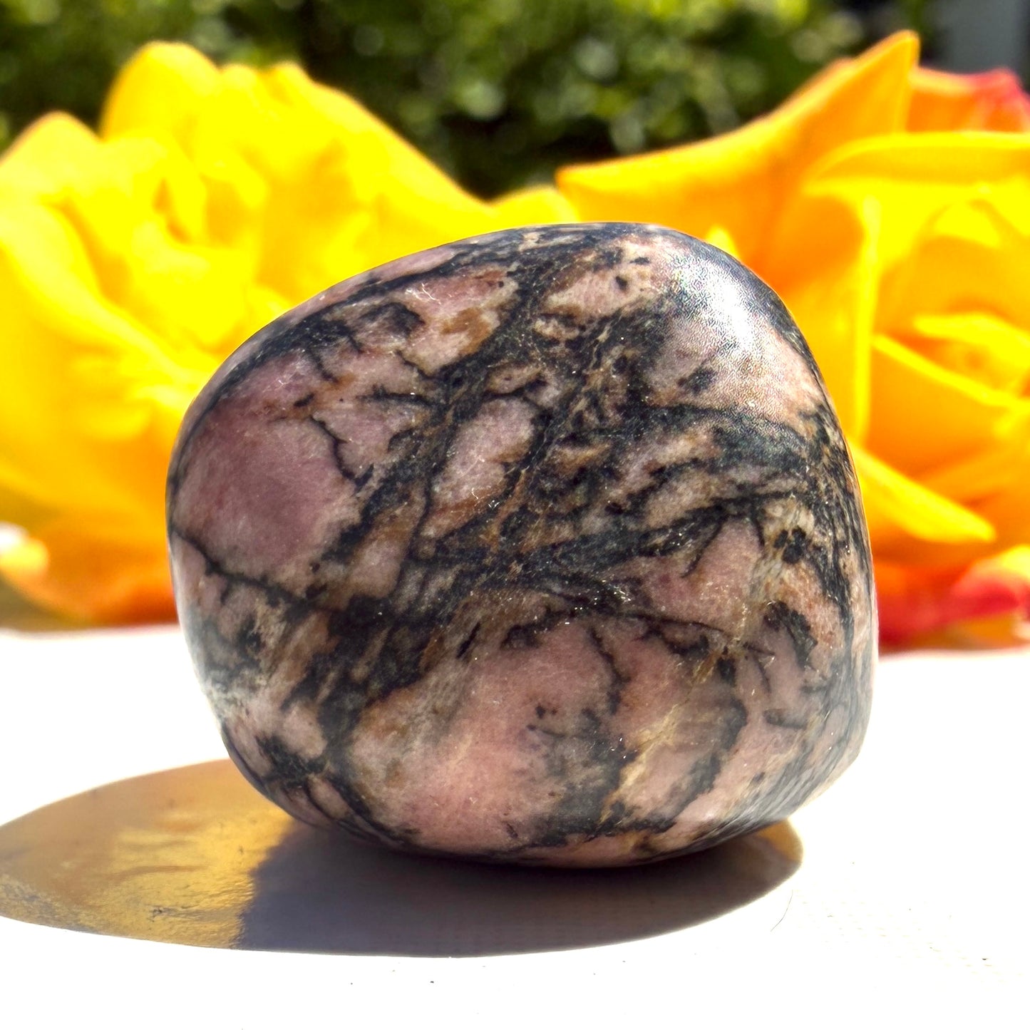 Wholesale Lot 2 Lbs Natural Rhodonite Tumble Healing Energy