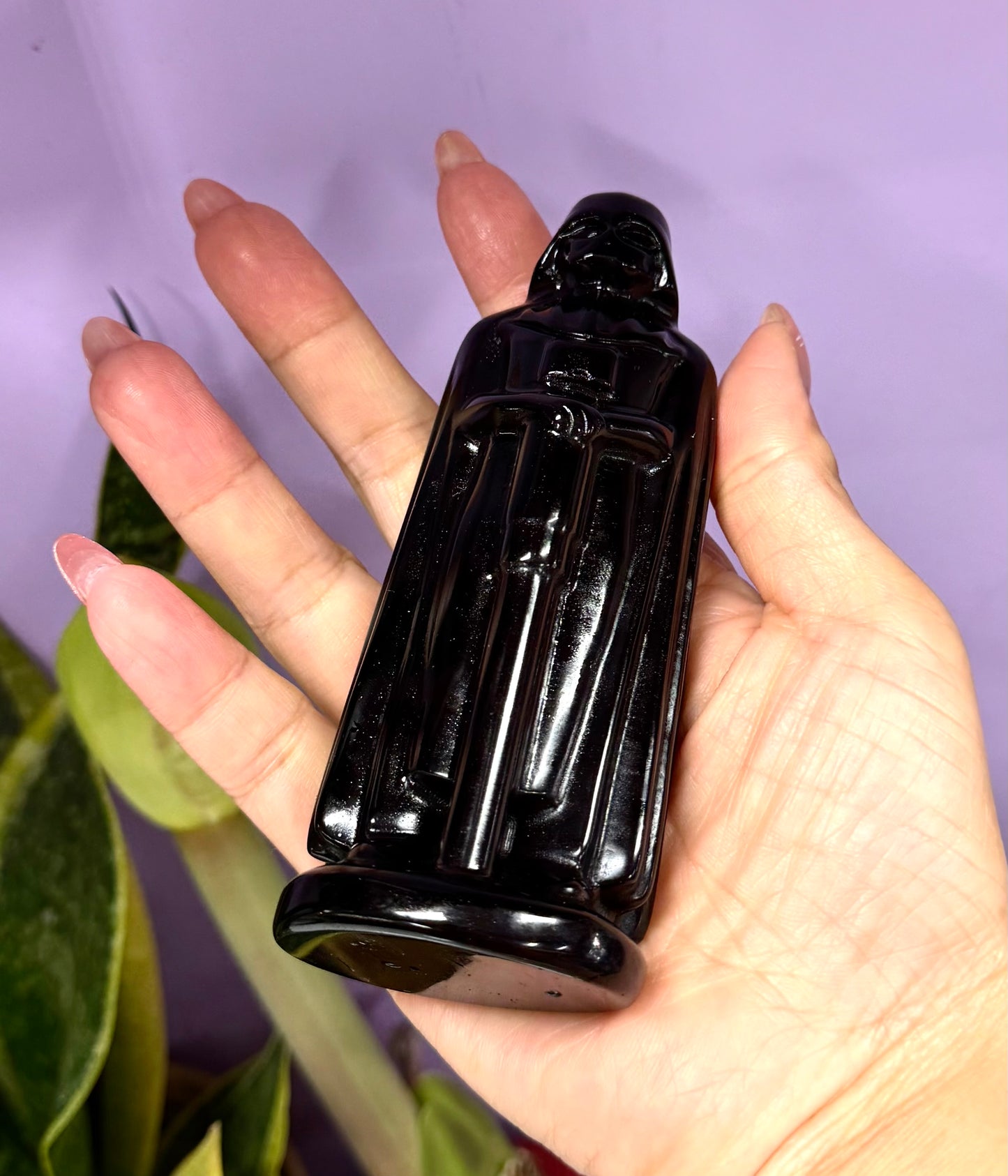 Wholesale Lot 4 PCs 12cm Black Obsidian Darth Vader Crystal Healing Energy