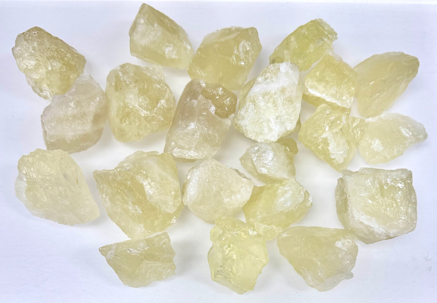 2 lbs Natural Lemon Quartz Rough Crystals Healing Energy