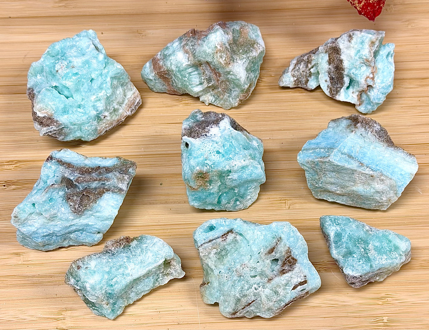 2 lbs Natural Blue Aragonite Rough Crystals Healing Energy