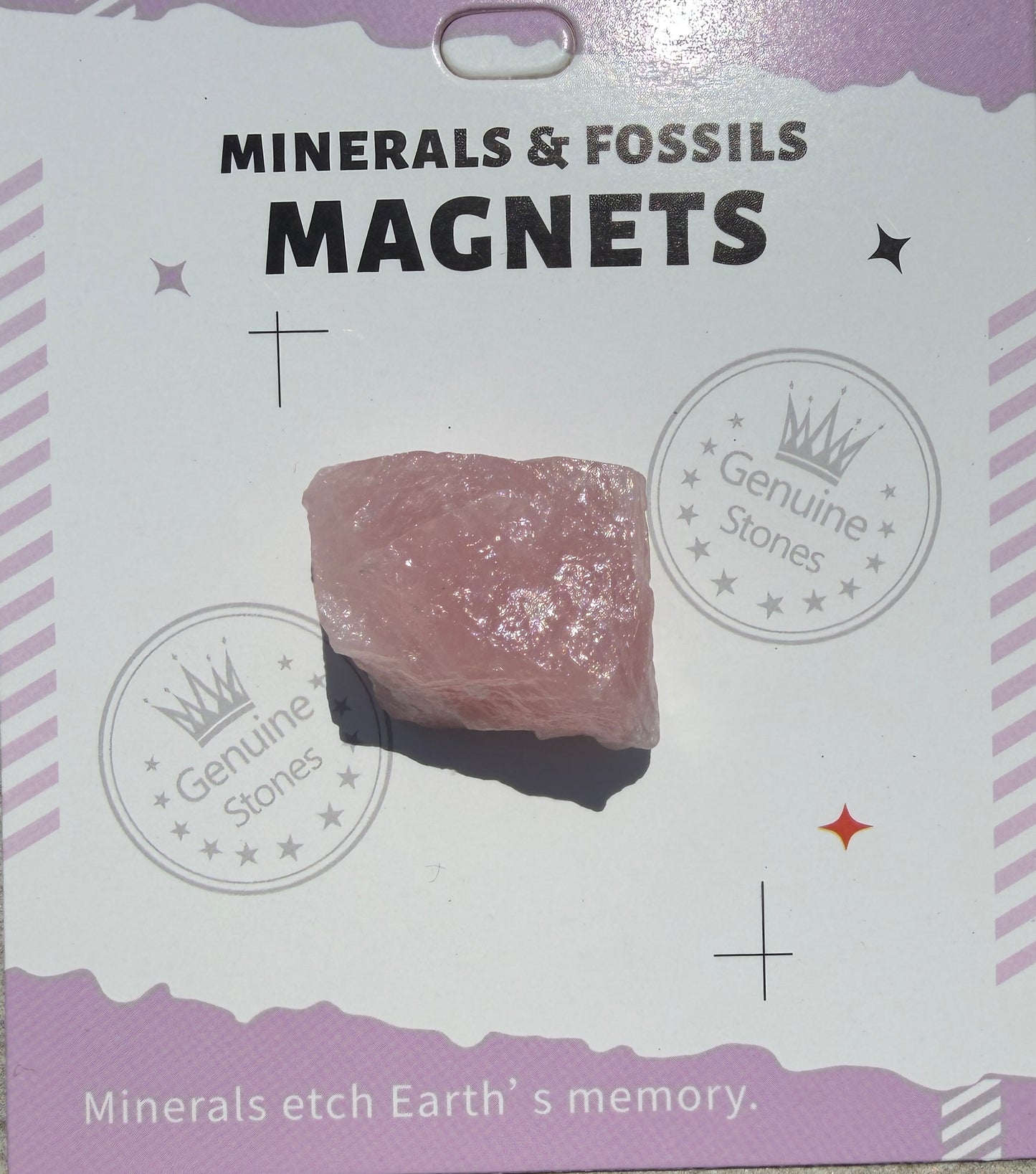 Wholesale Lot 12 pcs Mixed Natural Rough Crystal Magnet