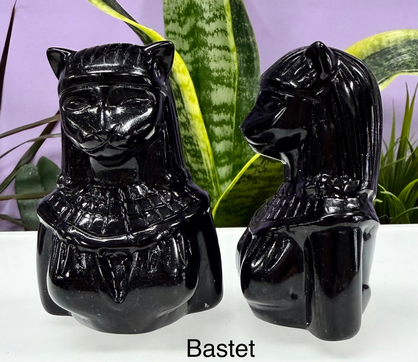 Wholesale Lot pcs 10cm Natural Black Obsidian Egyptian Carving Crystals Healing Energy