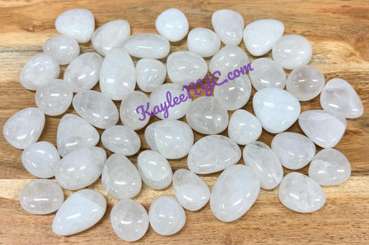Wholesale Lot 2 Lbs Natural Clear Quartz Tumble Crystal Healing Energy Nice Quality
