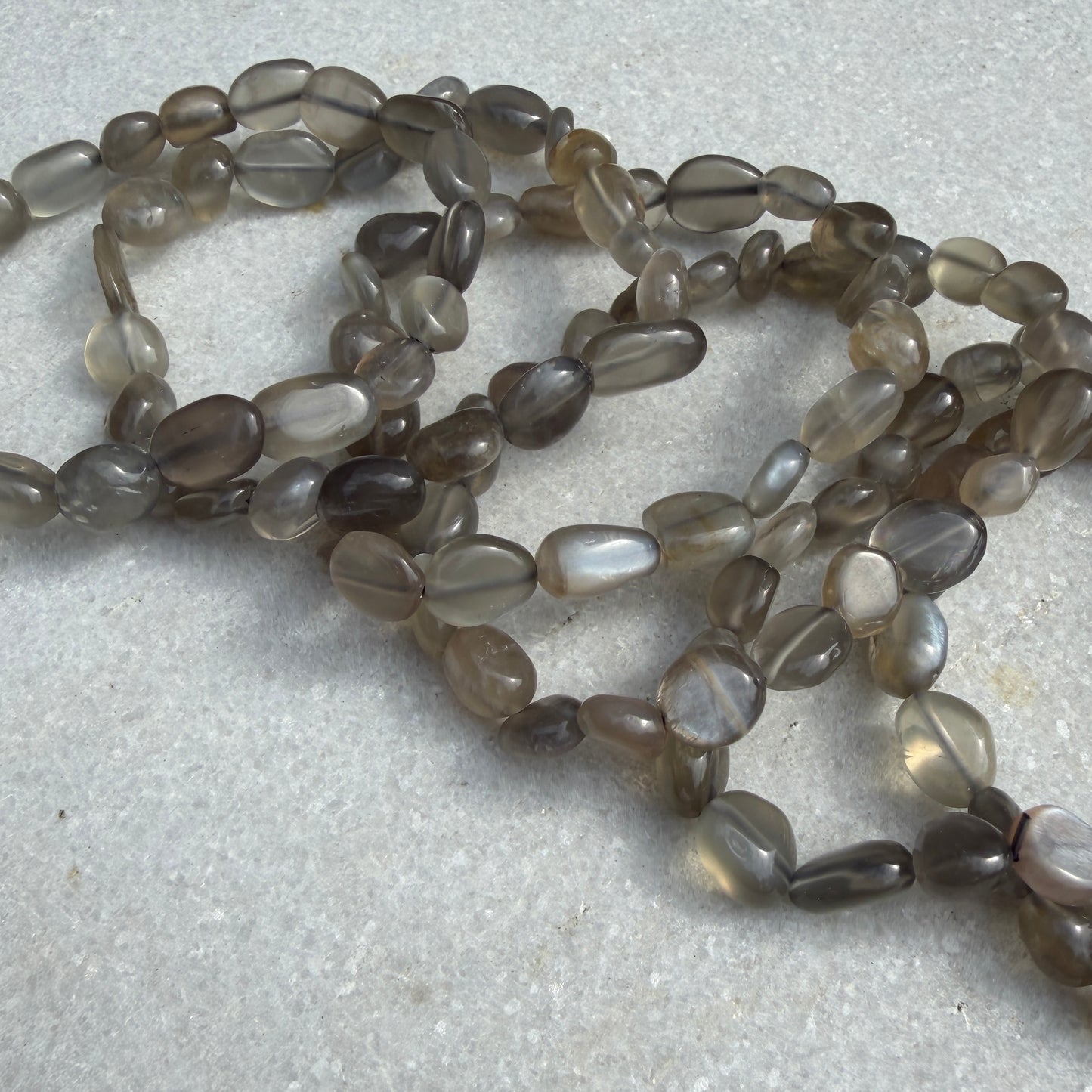 Wholesale 6 Pcs Labradorite Tumble Bracelet Natural Crystal Stretch