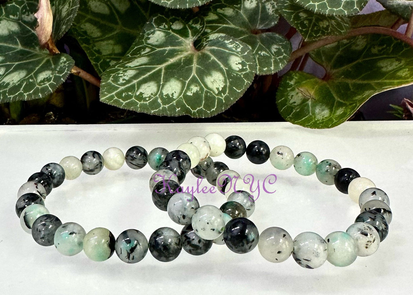 Wholesale Lot 6 Pcs Natural K11 8mm 7.5” Crystal Healing Stretch Bracelet