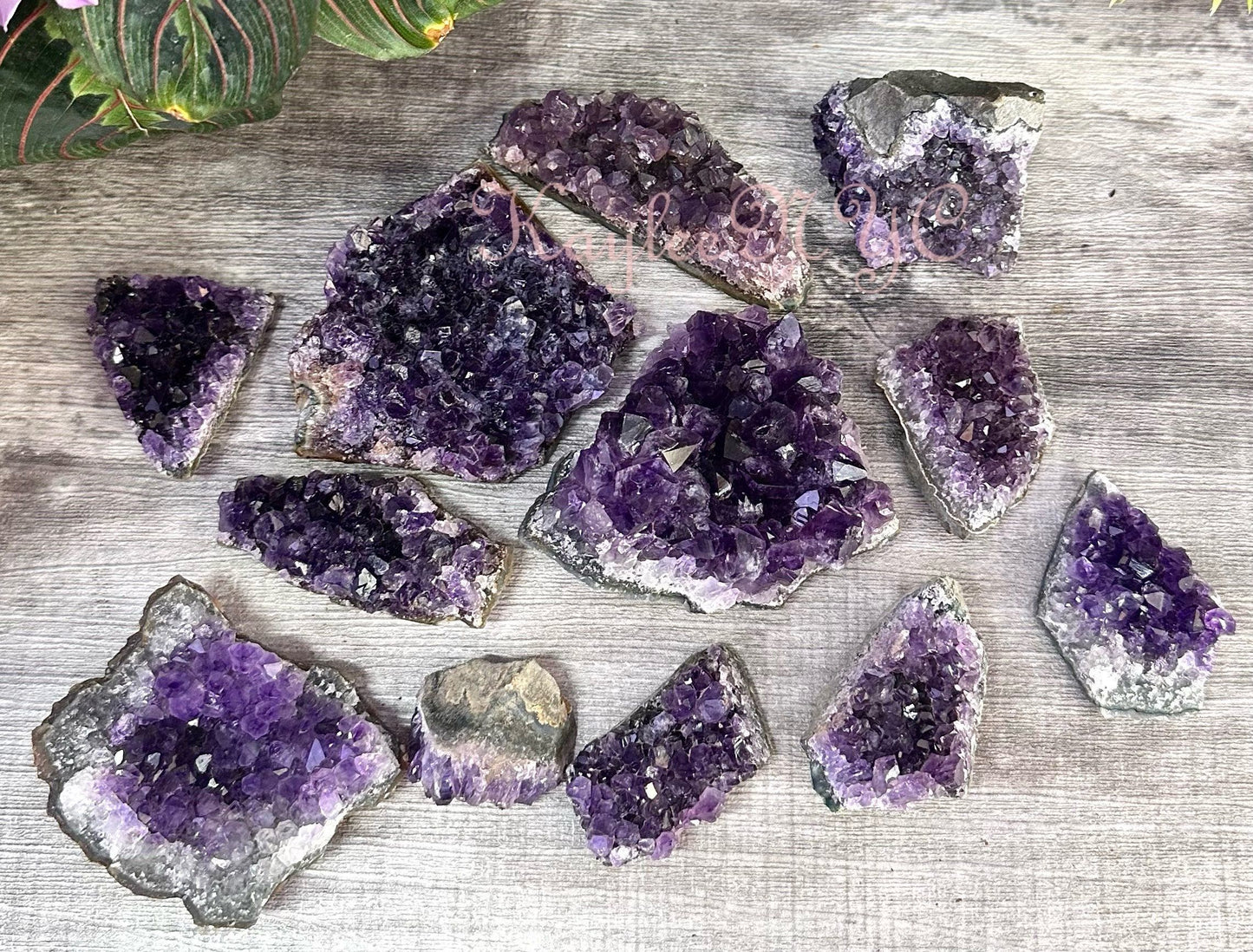 Wholesale Lot 2 lb Natural Amethyst Cluster Raw Crystal