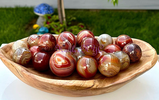 Wholesale Lot 2 Lbs Natural Sardonyx Spheres Crystal Ball Energy Healing