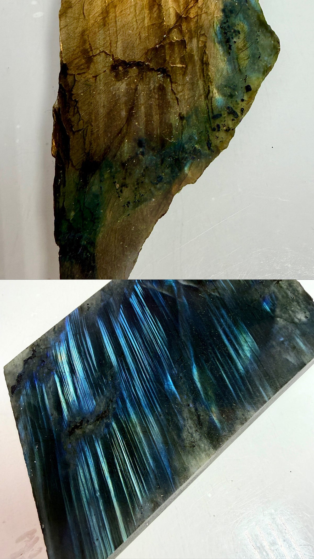 Wholesale Lot 4-5 pcs Natural Labradorite Slab Crystal Healing Energy