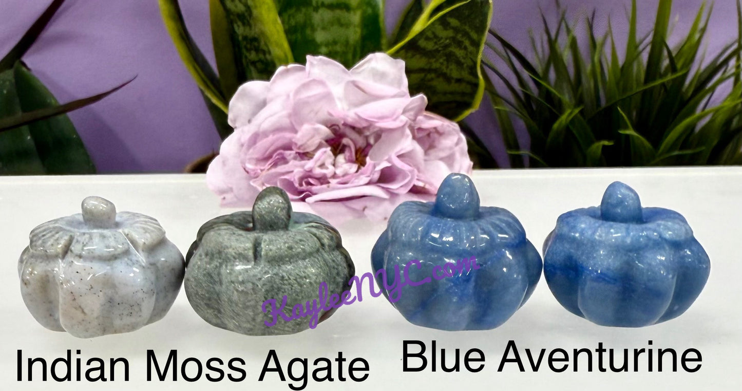 10 PCs 1.3” mix Crystals Pumpkin healing energy