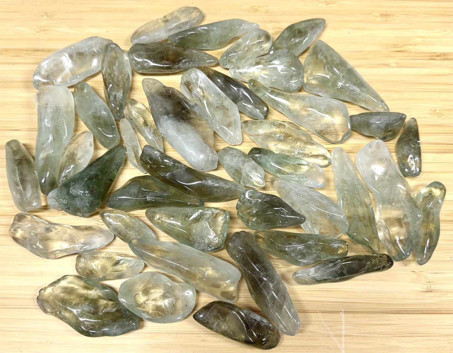 Wholesale Lot 2 lbs Prasiolite Green Amethyst Tumble Healing Energy