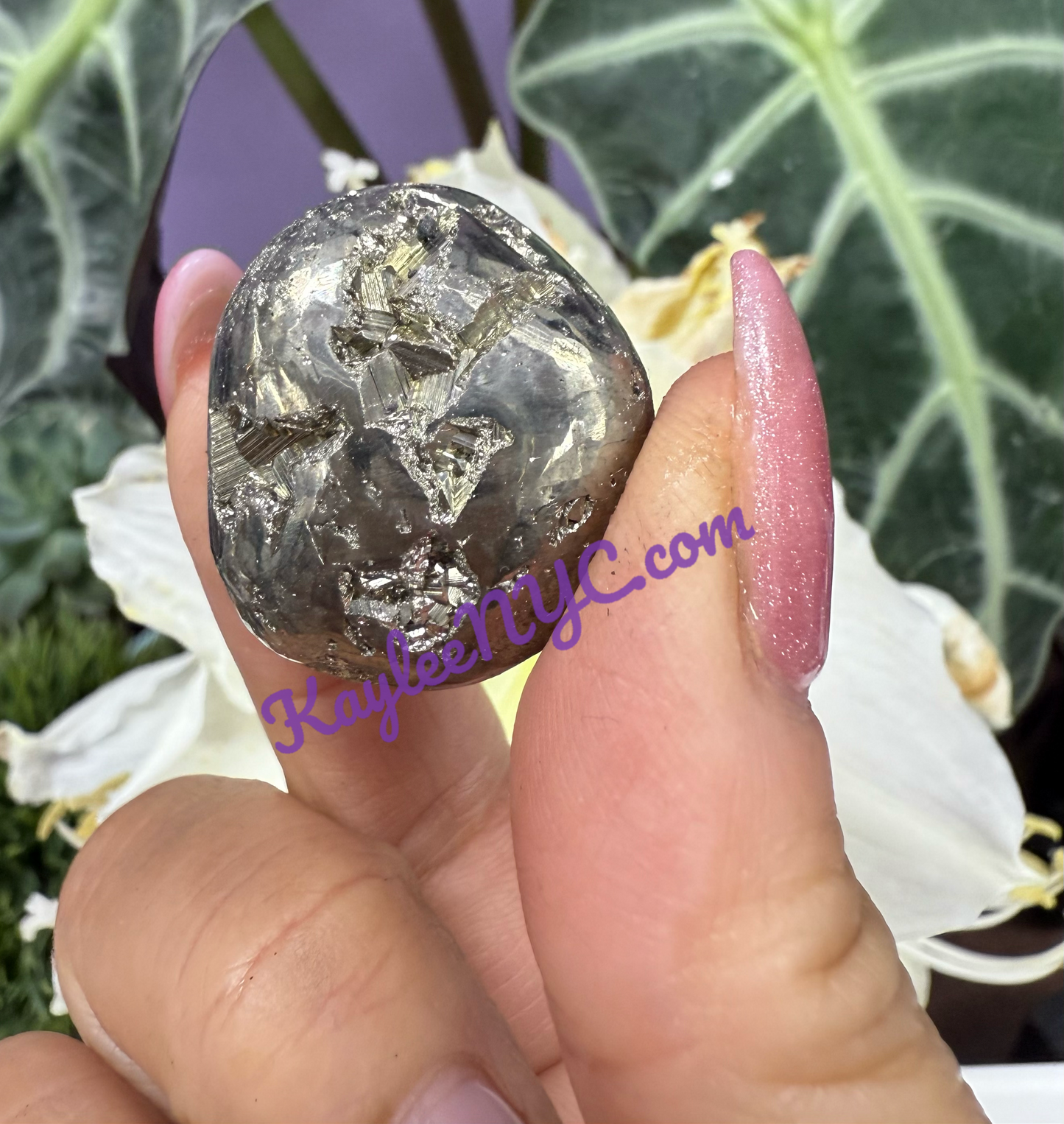 Wholesale Lot 2 Lbs Natural Pyrite Tumble Healing Energy