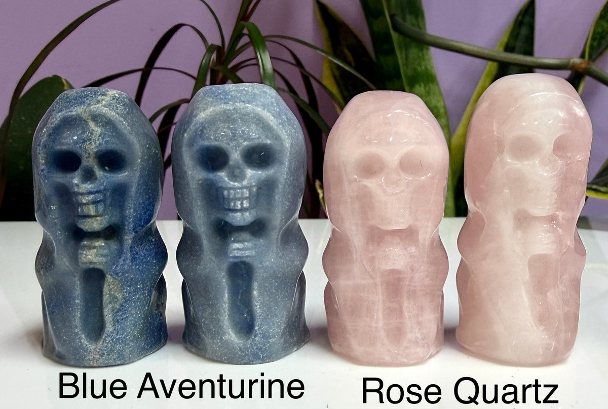 7 PCs 5 cm Mix Crystal Grim Reaper Crystals Healing Energy