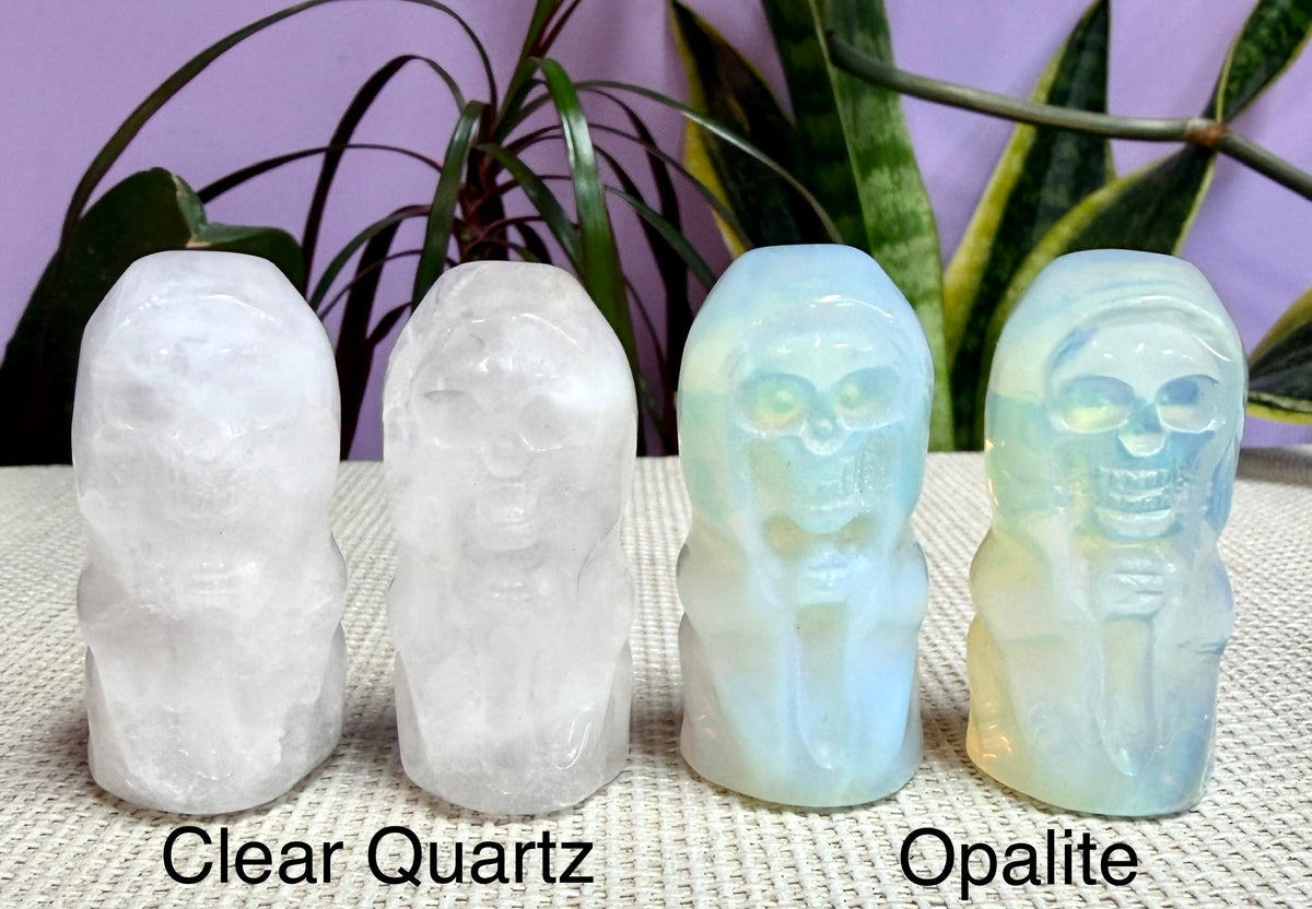 7 PCs 5 cm Mix Crystal Grim Reaper Crystals Healing Energy