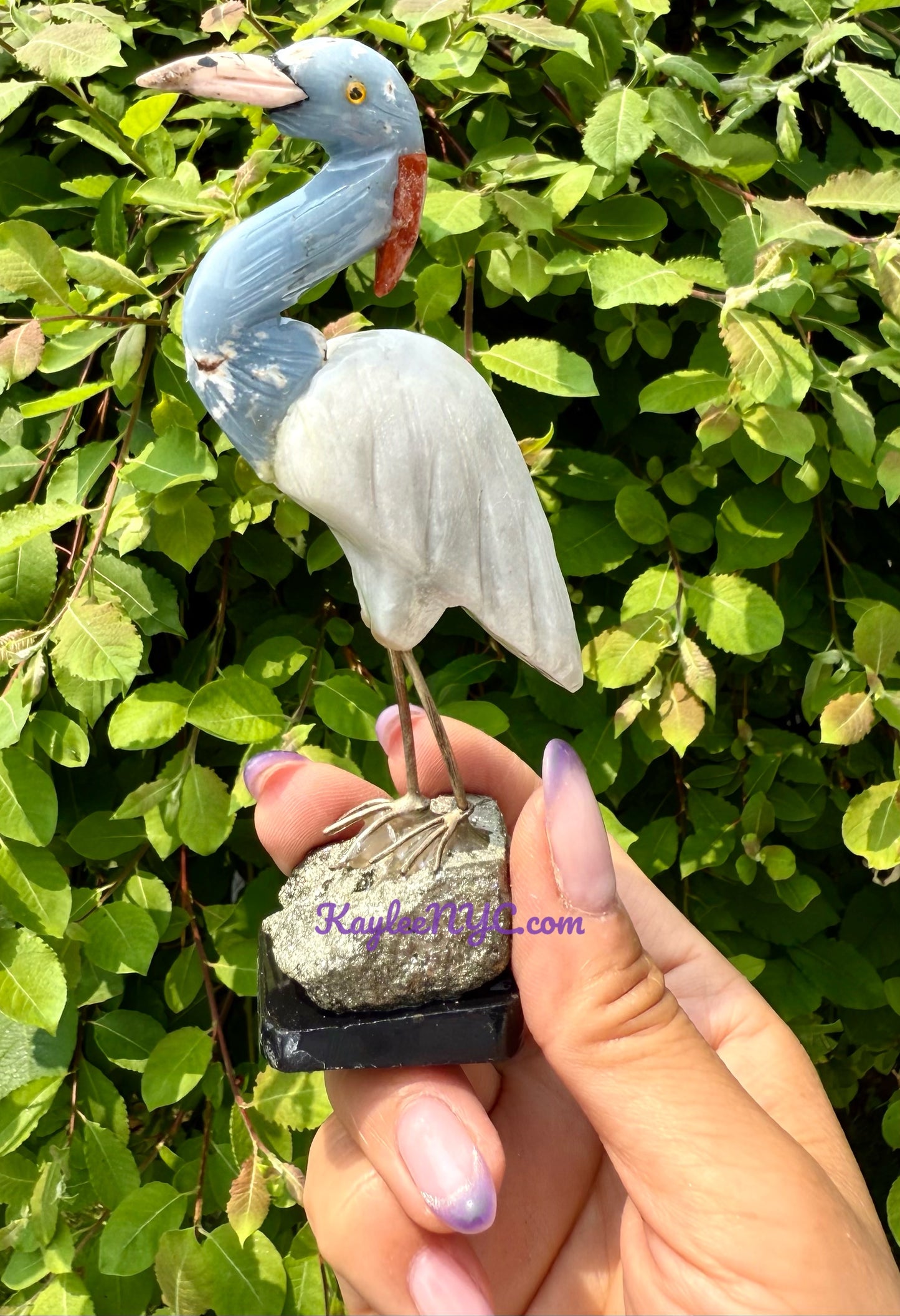 4 PCs Mix Natural Crystal Birds Healing energy