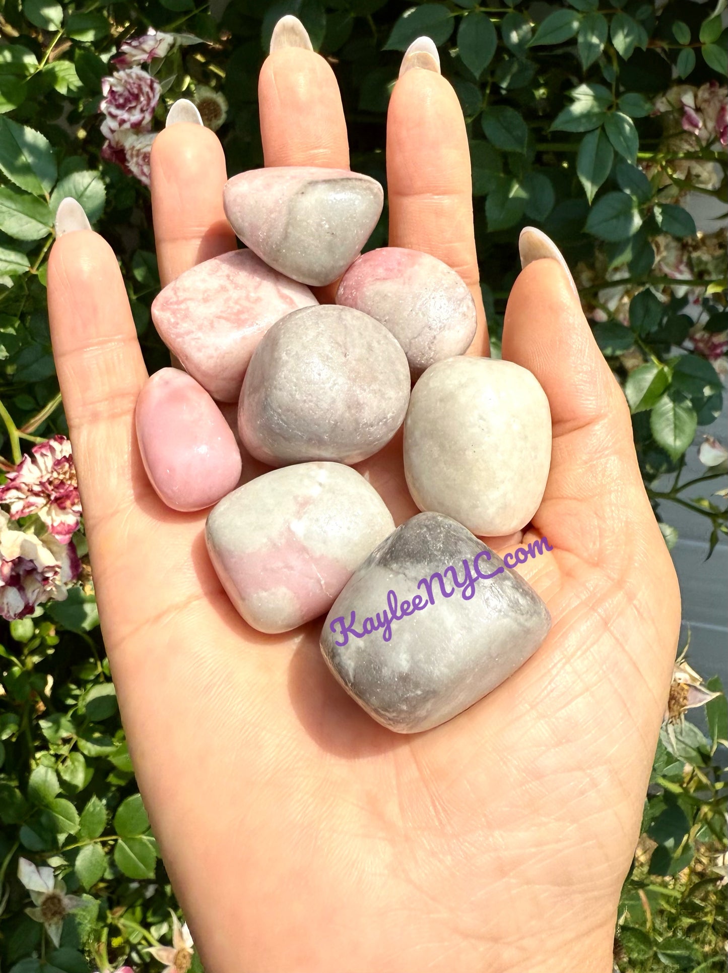 2 lbs Natural Pink Opal Tumble