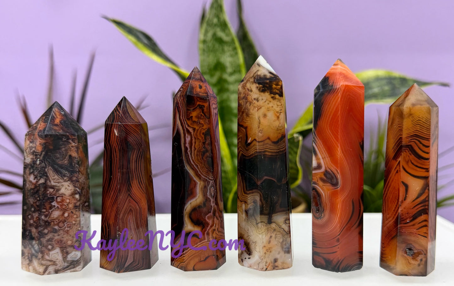 Wholesale Lot 1 lb Natural Sardonyx Obelisk Tower Point Crystal Healing Energy