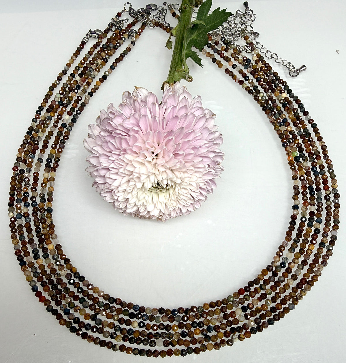 6 PCs 2mm Natural Pietersite Necklaces