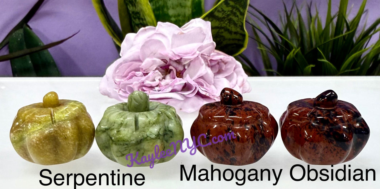 10 PCs 1.3” mix Crystals Pumpkin healing energy