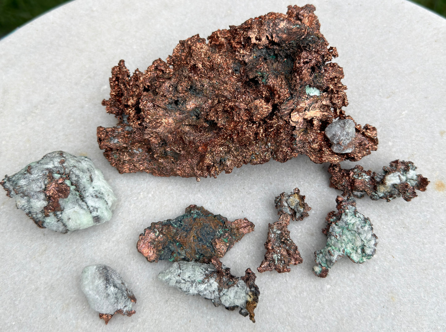 2 lbs Natural Copper Matrix Specimen Rough Crystal