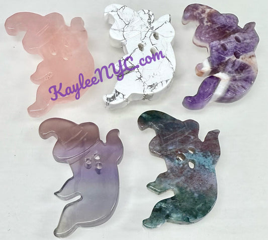 Wholesale Lot 5 PCs Natural Crystals Ghost Healing Energy
