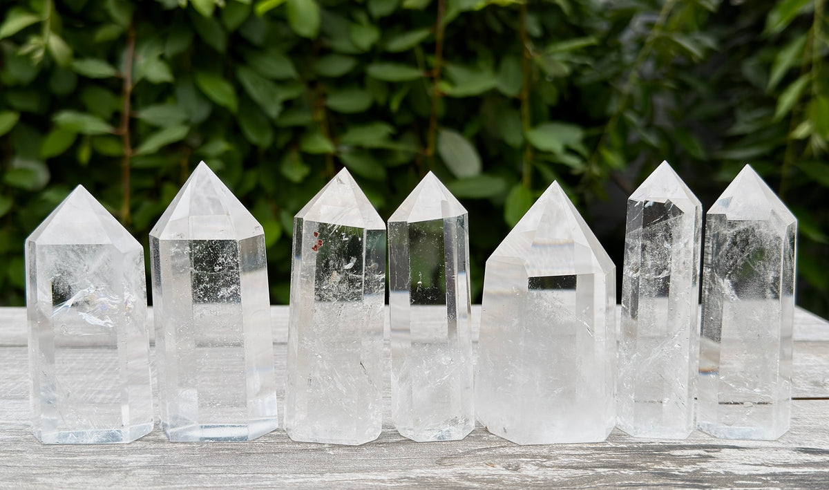 Wholesale Lot 2 lbs Clear Quartz Obelisk Tower Point Crystal Natural Energy