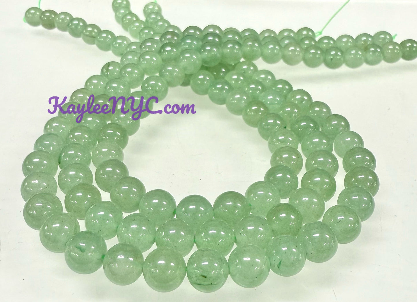 3 strands 8mm Natural Bloodstone Beads