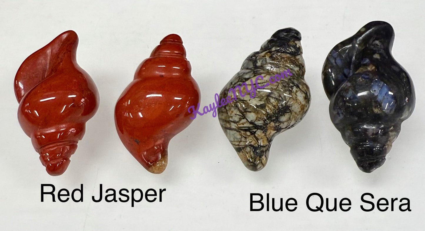 16 PCs 30mm Natural Crystals Sea Shell