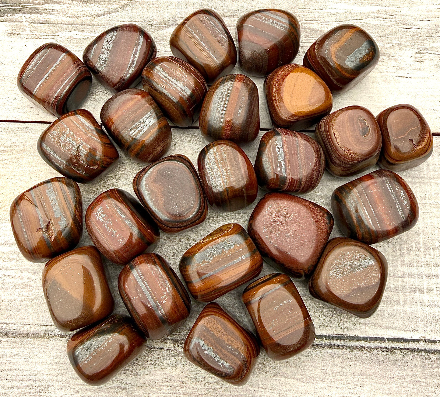 Wholesale Lot 2 Lbs Natural Tiger Iron Tumble Healing Energy