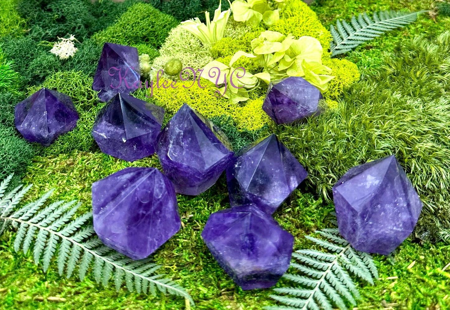 Wholesale Lot 1 lb Natural Amethyst Tower Obelisk Point Wand Crystal Energy Healing