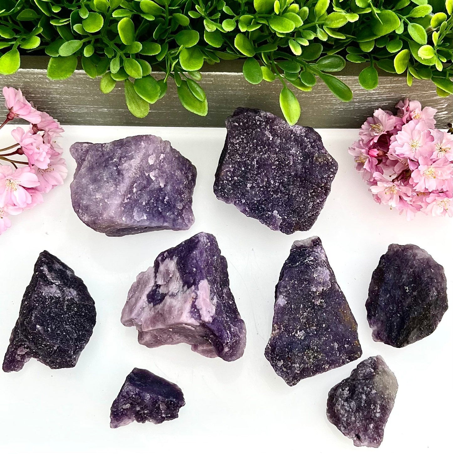 Wholesale Lot 2 lb Natural Lepidolite Crystal Raw Nice Quality