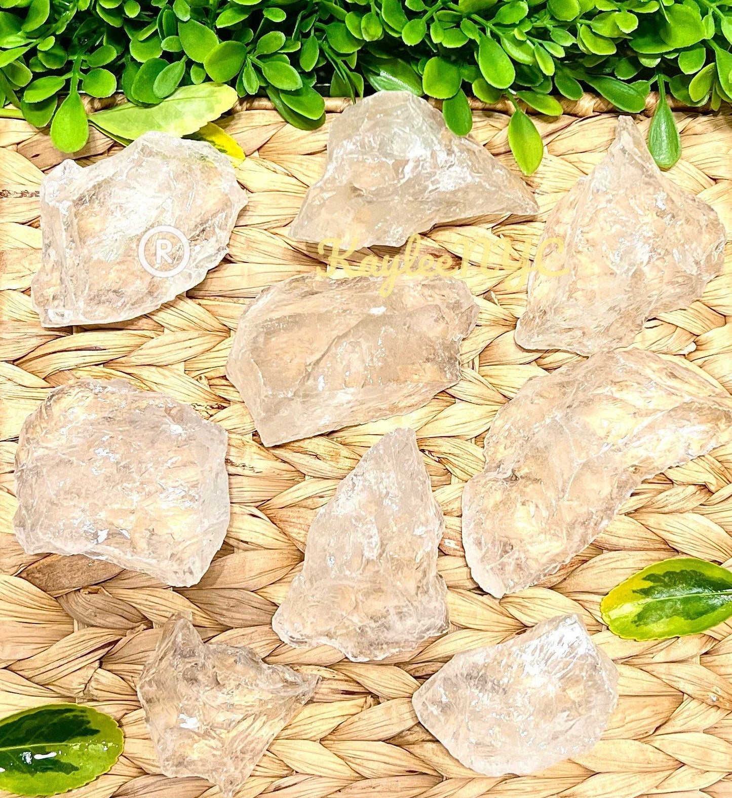 Wholesale Lot 2 lbs Natural Raw Clear Quartz Crystal Nice Quality Healing Energy