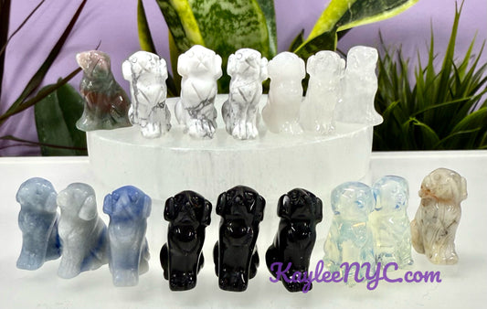 Wholesale Lot 16 PCs Mix Crystals Dogs Crystal Healing Energy
